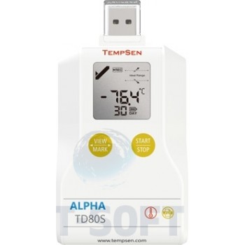 Alpha TD80S niskotemperaturowy rejestrator USB, PDF