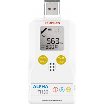 Alpha TH30 rejestrator wilgotności i temperatury USB, PDF