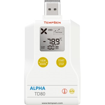 Alpha TD80 niskotemperaturowy rejestrator USB, PDF